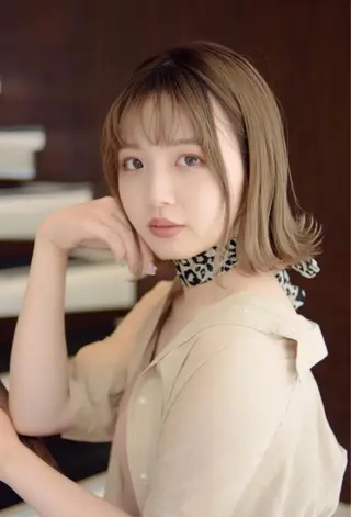 ミディアム beauty: beast 横川店のヘアスタイル