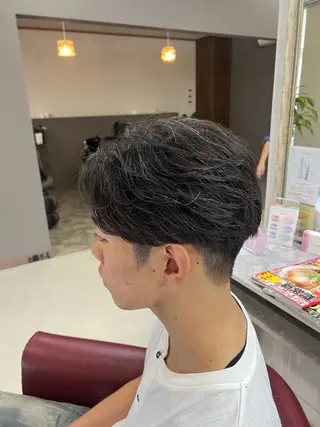 ショート パーマ メンズ KEN 🌟のヘアスタイル
