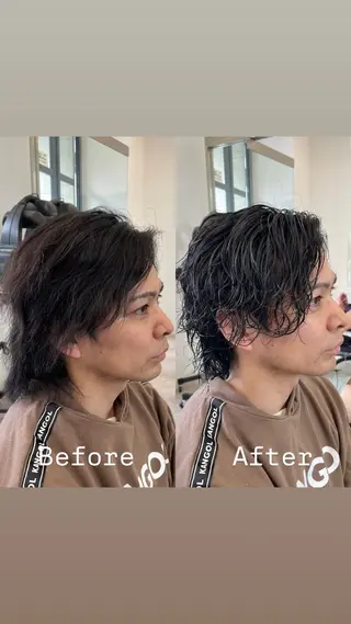 パーマ メンズ メンズ特化 / ツイスパ🔥高林拓斗のヘアスタイル