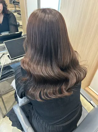 セミロング カラー 新宿ハイトーン /艶髪カラー/のりかのヘアスタイル