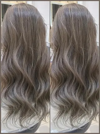 ロング 内田 敦士のヘアスタイル