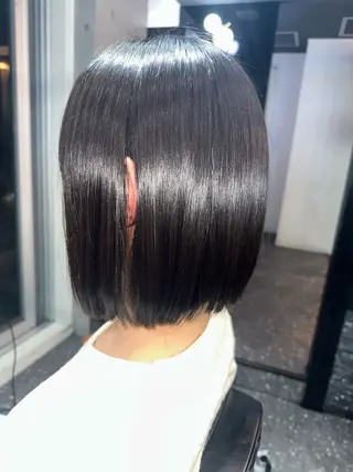 ミディアム パーマ 髪質改善⭐️縮毛矯正 吉祥寺⭐️Rinaのヘアスタイル