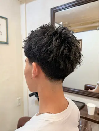 ショート メンズ メンズ/スパイキー ショート/isseyのヘアスタイル