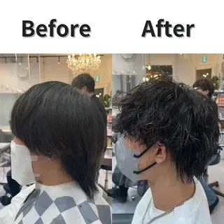 ショート 髪質改善× ハイライト溝江のヘアスタイル