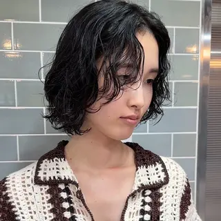 ショート パーマ FBeauty 青山店所属・パーマ特化美容師 表参道のヘアスタイル
