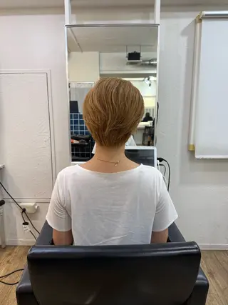 ショート 髪質改善特化／透明感 カラー／ＡＫＡＮＥ♡のヘアスタイル