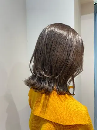 ミディアム GO TODAY SHAiRE SALON 原宿Stella店所属・𓍯柔らかhair 𓍯 yukinoのヘアスタイル