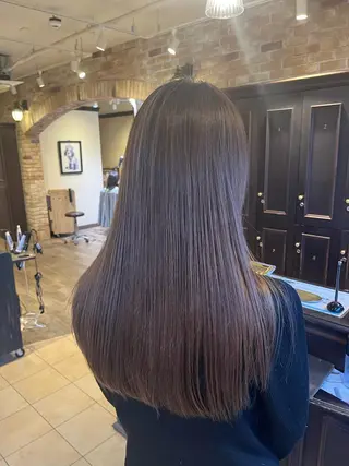 ロング 🧡ミルクティー/ レイヤー🧡ショウナのヘアスタイル