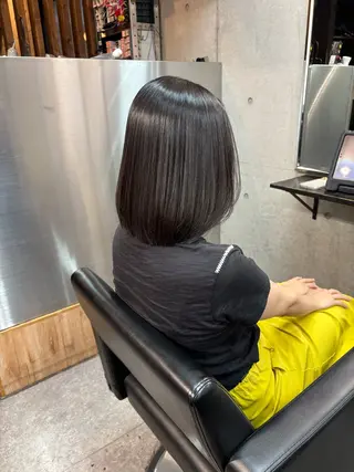 ショート パーマ ショートボブ髪質改善 縮毛矯正上手い山道潤のヘアスタイル