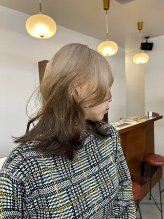 ロング カラー 大阪梅田/ イマムラミヅキのヘアスタイル