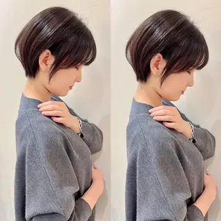 ショート カラー LA KING GINZA TOKYO所属・🧡ショートの達人 🧡SHOのヘアスタイル