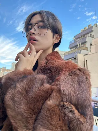 ショート カラー ショート/ボブ専門 宮脇美奈/南船場のヘアスタイル