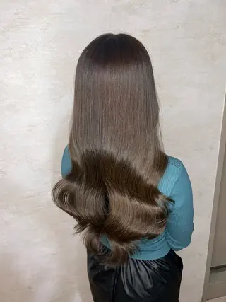 ロング Agu hair aubel 長岡古正寺所属・🩷縮毛矯正特化🩷 ブリーチ毛でも可のヘアスタイル