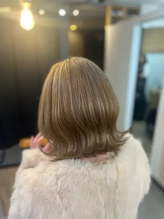 ミディアム 【DEST】 KAHOのヘアスタイル