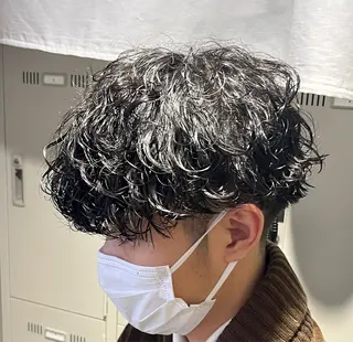 ショート パーマ メンズ 川崎1メンズパーマ師 🌀岩﨑弘成🌀のヘアスタイル