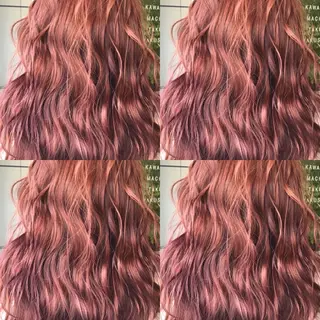 セミロング カラー Hanna by W_SALONのヘアスタイル