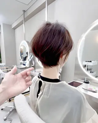 ショート カラー i.+sapporo所属・ショート/レイヤー /札幌/小山内のヘアスタイル