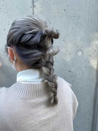 ヘアアレンジ FUJIIKANON /ケア‪透明感カラーのヘアスタイル