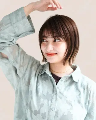 ショート カラー 銀座⚜️【脱白髪染め 美髪矯正】トグチのヘアスタイル