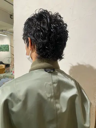 パーマ メンズ 綾香 /透明感カラーのヘアスタイル