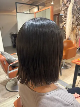 ミディアム 松阪 莉奈のヘアスタイル