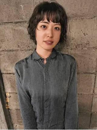 ミディアム パーマ kotomi .のヘアスタイル