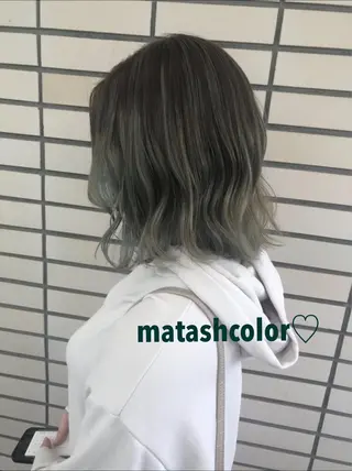 ミディアム カラー 2nd所属・🤍2nd🤍田所 美希のヘアスタイル