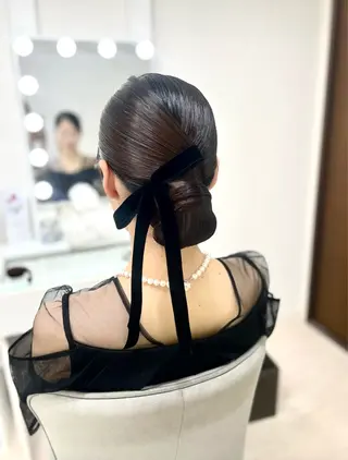 ロング ヘアセット/メイク 佐野 妃都美のヘアスタイル