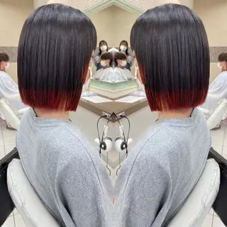 ミディアム カラー 髪質改善カラー/店長 宮内秀峰のヘアスタイル