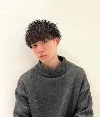 ショート パーマ メンズ 瀧野 翔吾【メンズ特化】のヘアスタイル