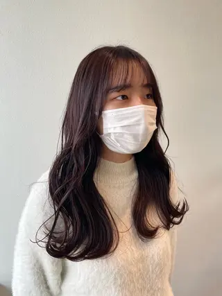 ロング カラー ヘアアレンジ 木村 架音のヘアスタイル