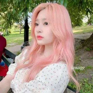 ロング 🥀ワンホン風暖色 カラーRISA🥀のヘアスタイル