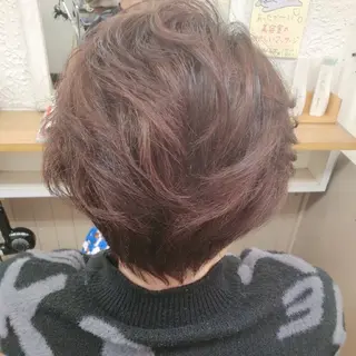 ショート カラー IDo21いど美容室 森長店長のヘアスタイル