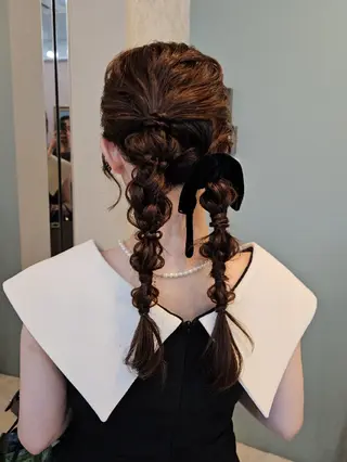 ロング ヘアアレンジ ミク🇰🇷 /Agu hairのヘアスタイル