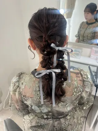 ロング ヘアセット/金山 佐野 妃都美のヘアスタイル