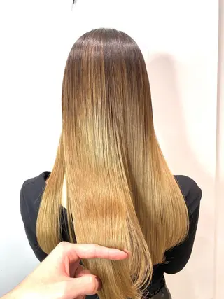 ロング カラー  渡部 妃月のヘアスタイル