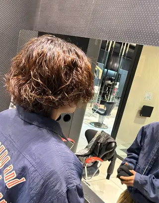 パーマ メンズ 四日市 メンズ特化 服部 将汰のヘアスタイル