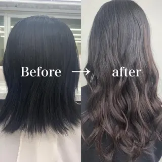 セミロング プルエクステ 🖤MIYUのヘアスタイル