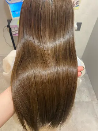 ロング 韓国風🫧髪質改善 Bonheur辻結凪のヘアスタイル