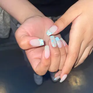 ネイル IROHA NAIL Kurumi🪽🫧のネイルデザイン