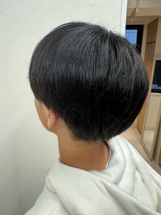 ショート メンズ パーマ/ハイトーン /吉田眞のヘアスタイル