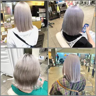 ミディアム カラー 横山 大樹のヘアスタイル