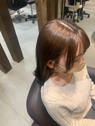 セミロング カラー AUBE HAIR elna　仙台東口店 【オーブ ヘアー エルナ】所属・AUBE 浅野のヘアスタイル