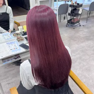 ロング カラー JUNSHIN🦋 ヘアセット／カラーのヘアスタイル