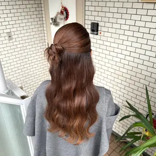 ロング ヘアアレンジ 褒められヘアメイク /ボブ女子🐶みおのヘアスタイル