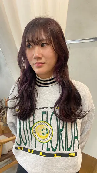 ロング カラー NIKO/名古屋/ 伏見/花屋併設のヘアスタイル