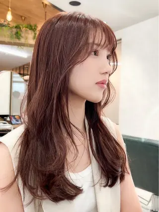 ロング カラー 茅場 悠介のヘアスタイル