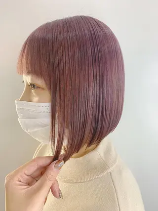 ショート カラー ヘアアレンジ レイヤーカット/艶髪 🎀笠原 優花🎀のヘアスタイル