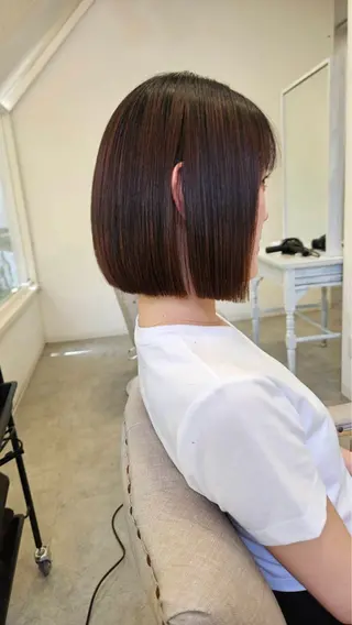 ミディアム ボブカット/南 元治のヘアスタイル