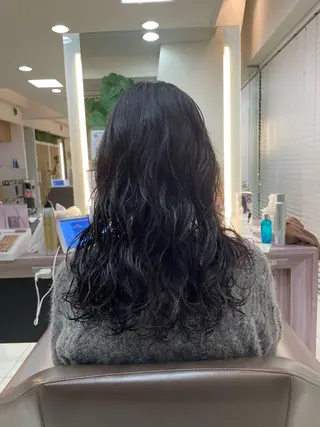 ロング パーマ ヘッドスパ/ 鎌倉 アズサのヘアスタイル